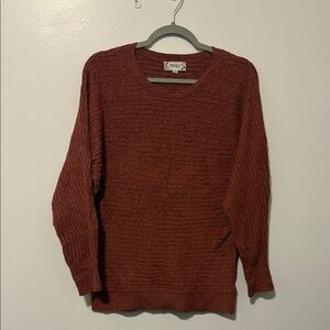 PINK Victoria's Secret Men's Brick Red Crewneck Sweater